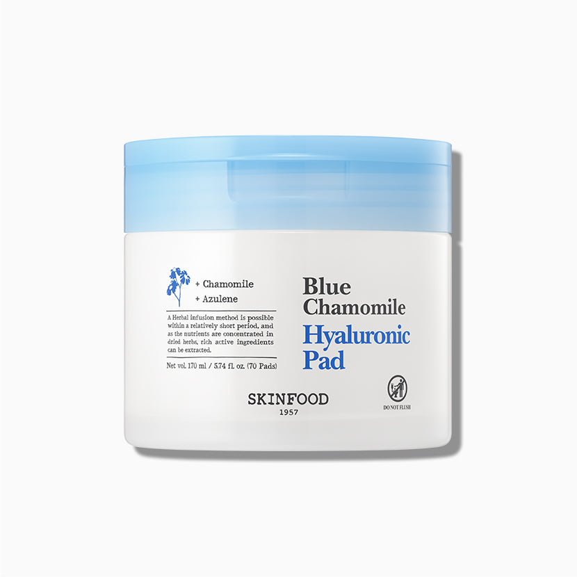 SKINFOOD Blue Chamomile Hyaluronic Pad 70 pads