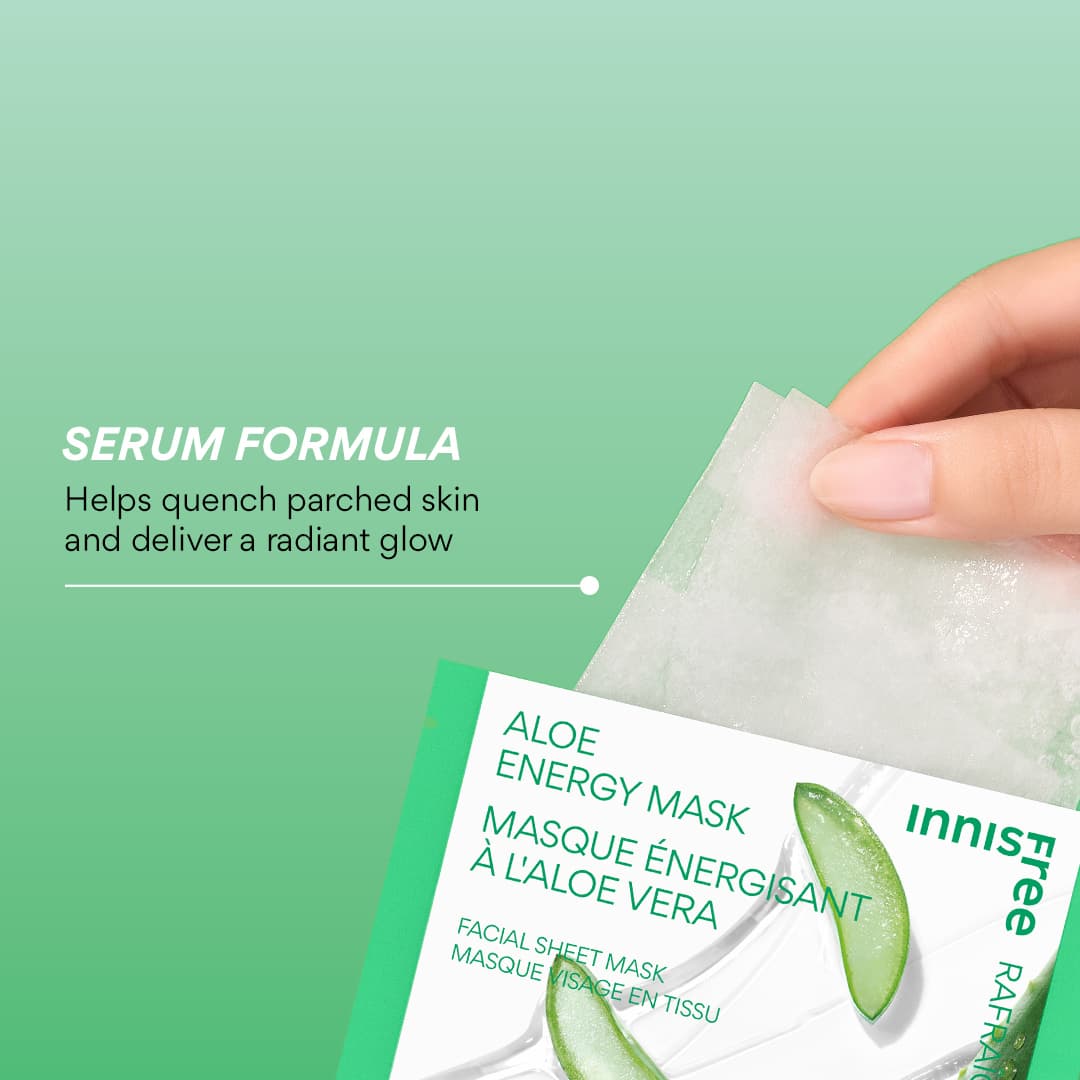 innisfree Energy Mask Green Tea Mask 22ml x 1 sheet