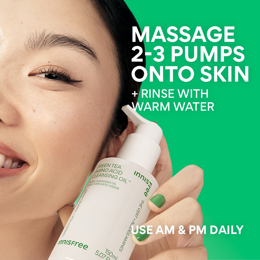 innisfree Green Tea Amino Hydrating Cleansing Oil 150ml