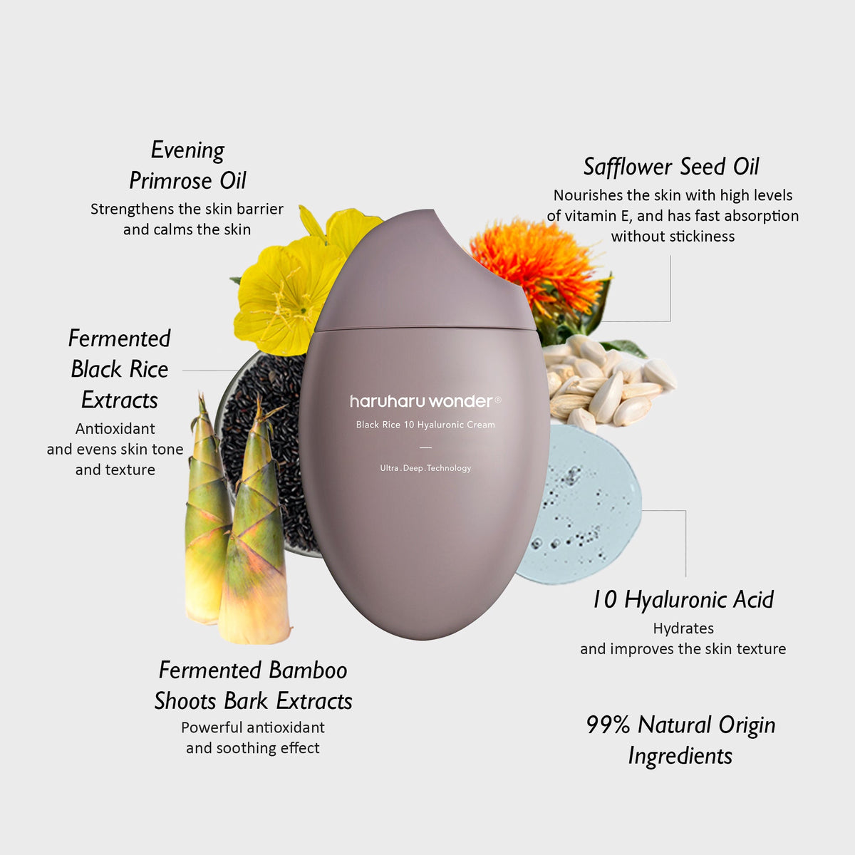 haruharu wonder Black Rice 10 Hyaluronic Cream CUP TYPE 90ml