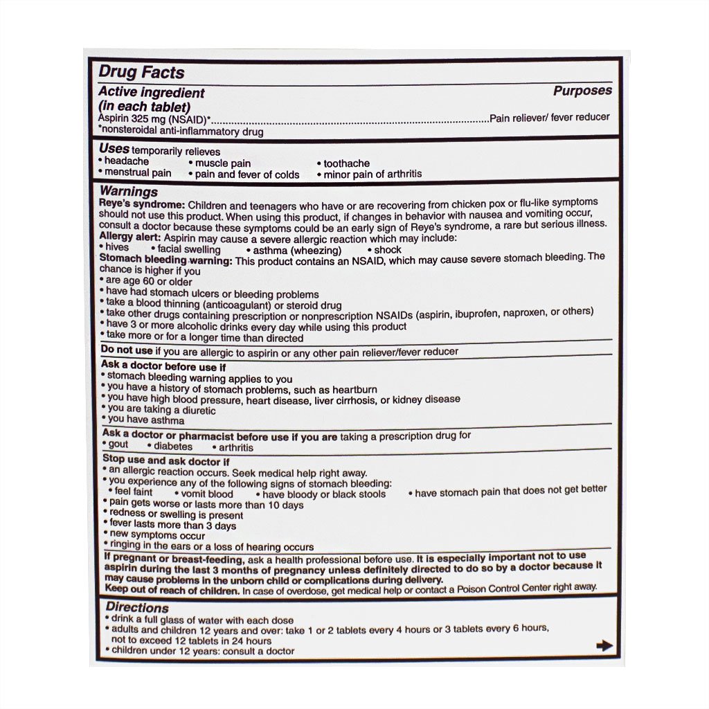 Bayer Aspirin Box of 24