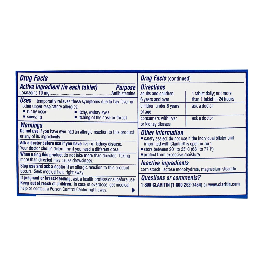 Claritin Allergy Non-Drowsy - Box of 1