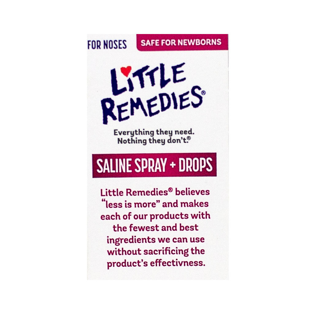 Little Remedies Saline Spray + Drops- 0.5 oz.