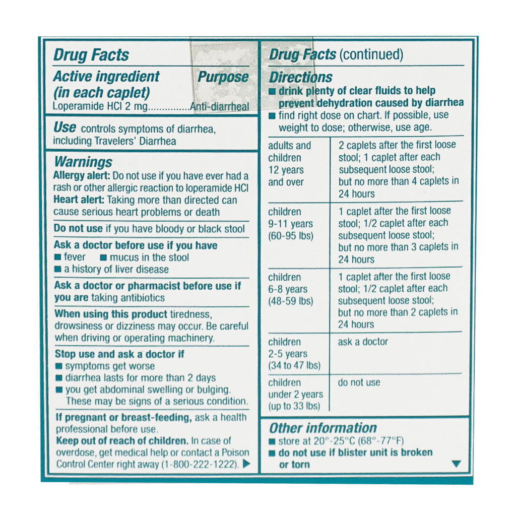 Imodium Anti-Diarrheal - Box of 6