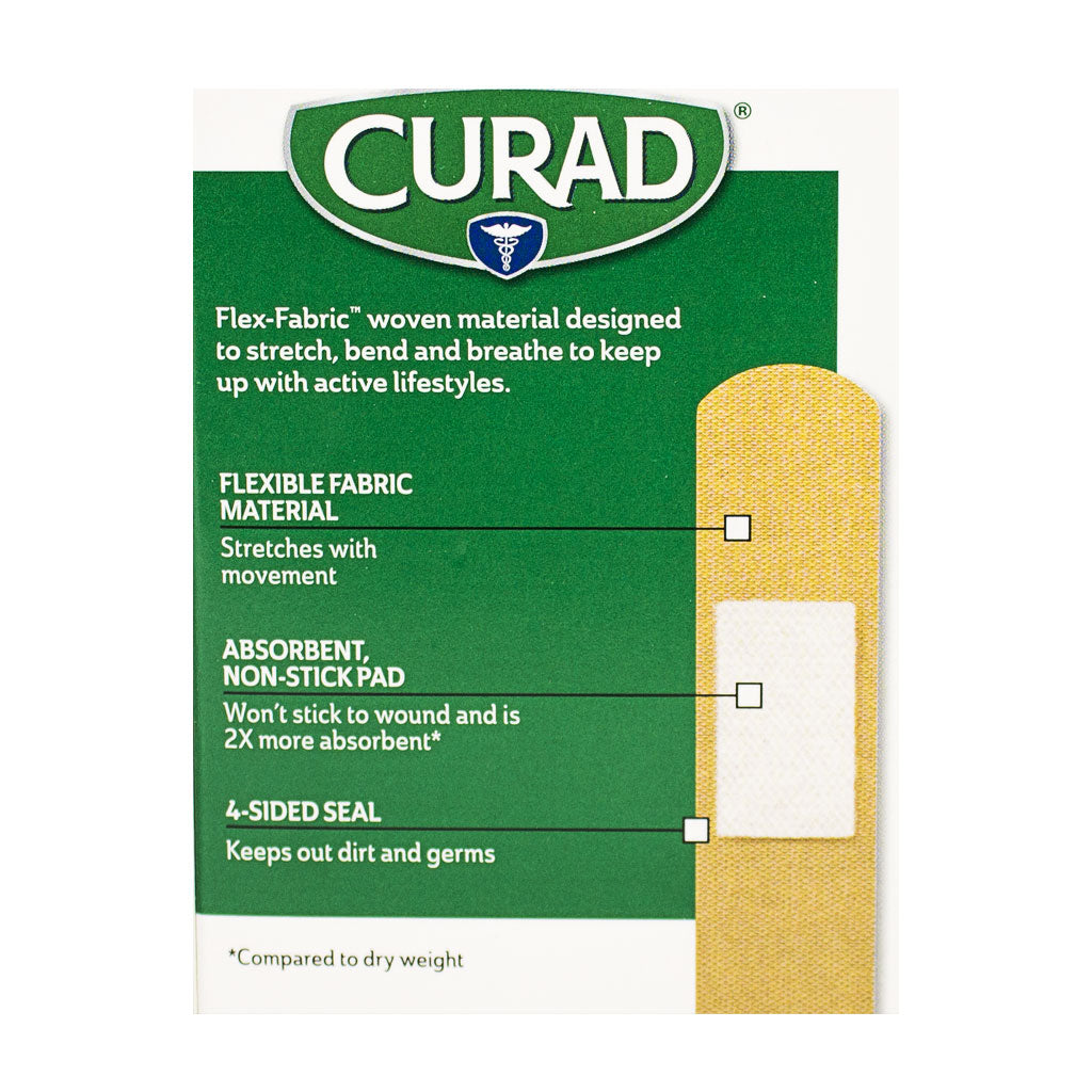 Curad Flex Fabric Bandages - Box of 30