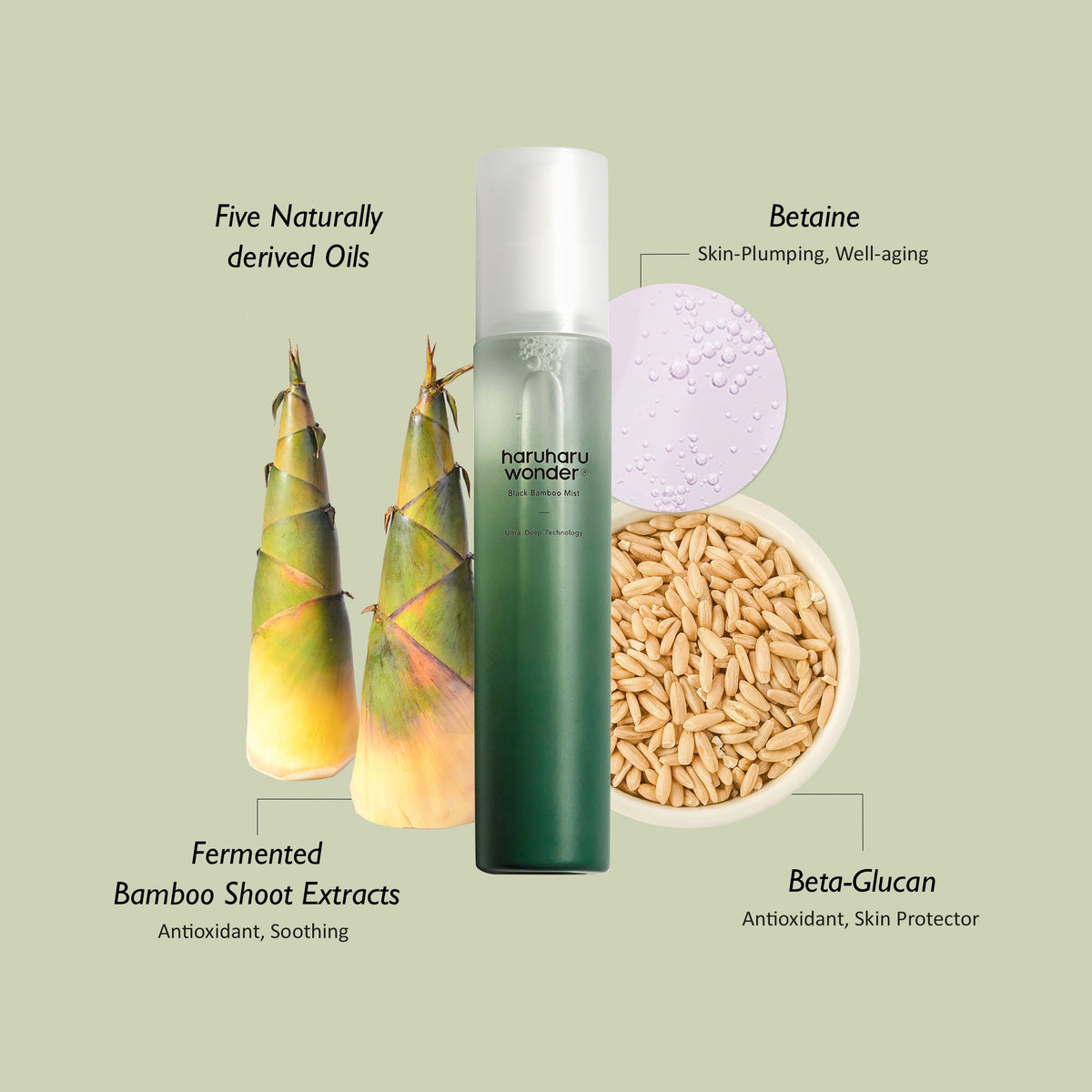 haruharu wonder Black Bamboo Mist JUMBO 150ml