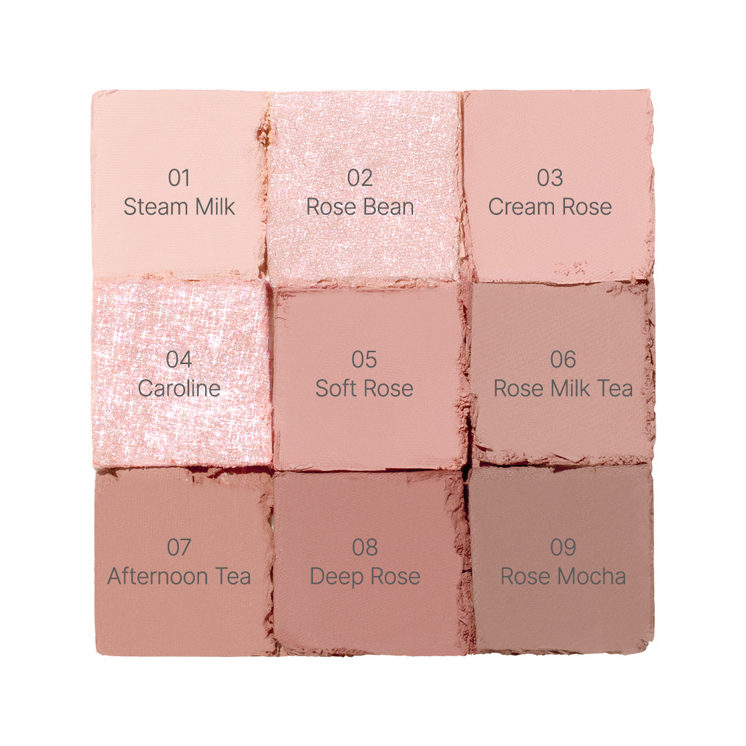 dasique Shadow Palette Rose Milk Tea Collection