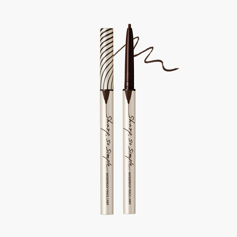 CLIO Sharp So Simple Waterproof Pencil Liner #02 Brown