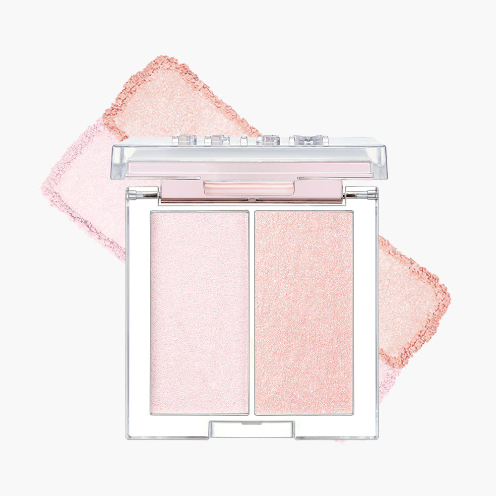 CLIO Prism Highlighter Duo #02 Lavender Voyage