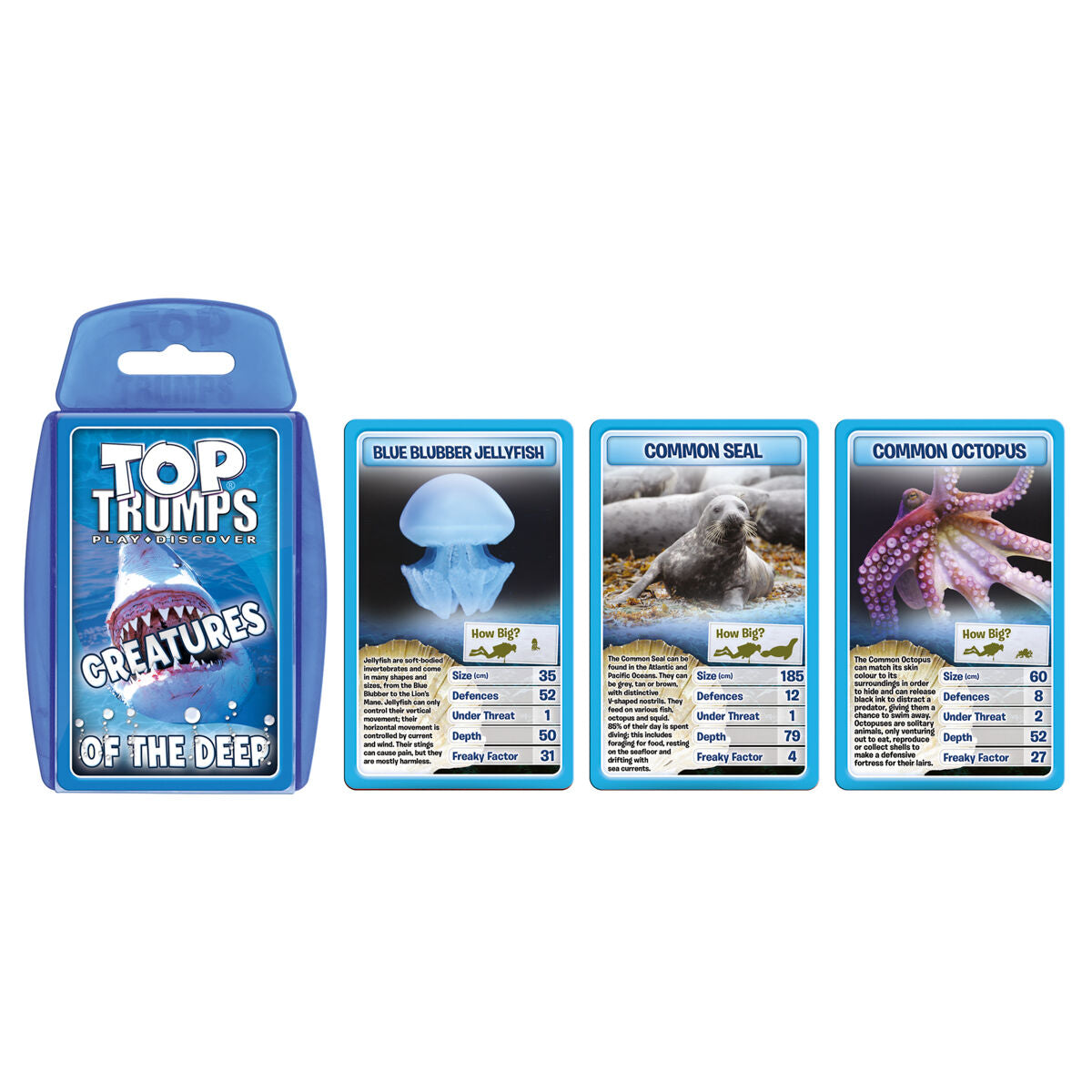 Top Trumps Creatures of the Deep Card Game