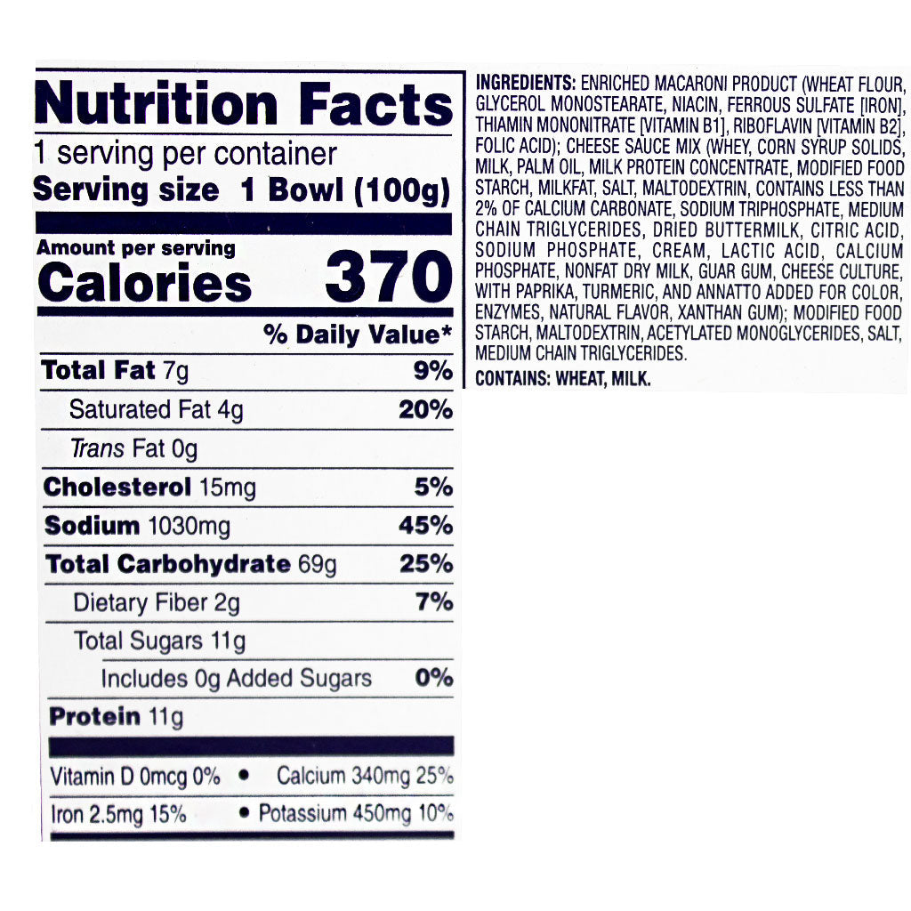 Kraft Mac & Cheese Original Big Bowl - 3.5 oz.