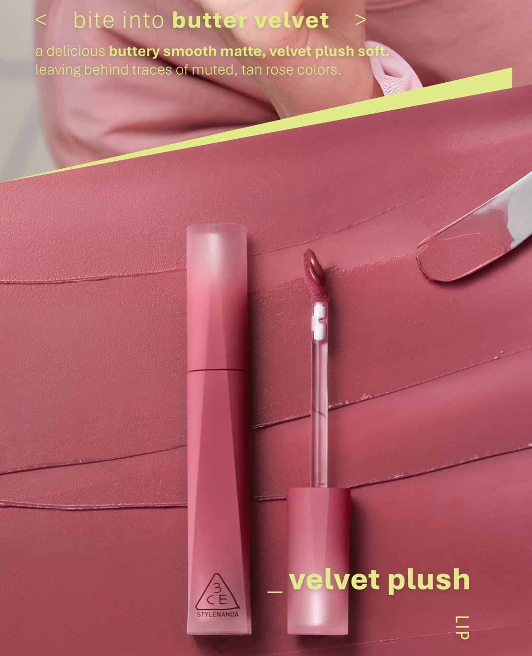 3CE Velvet Lip Tint Plush 4g
