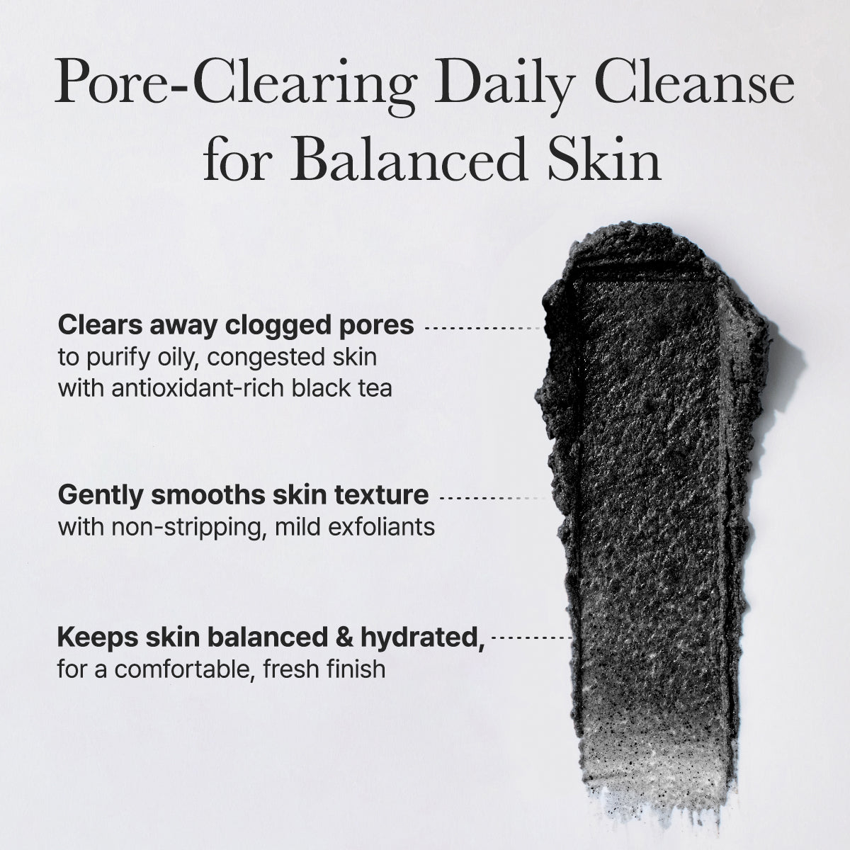 Arencia Black Tea Rice Mochi Cleanser 120g