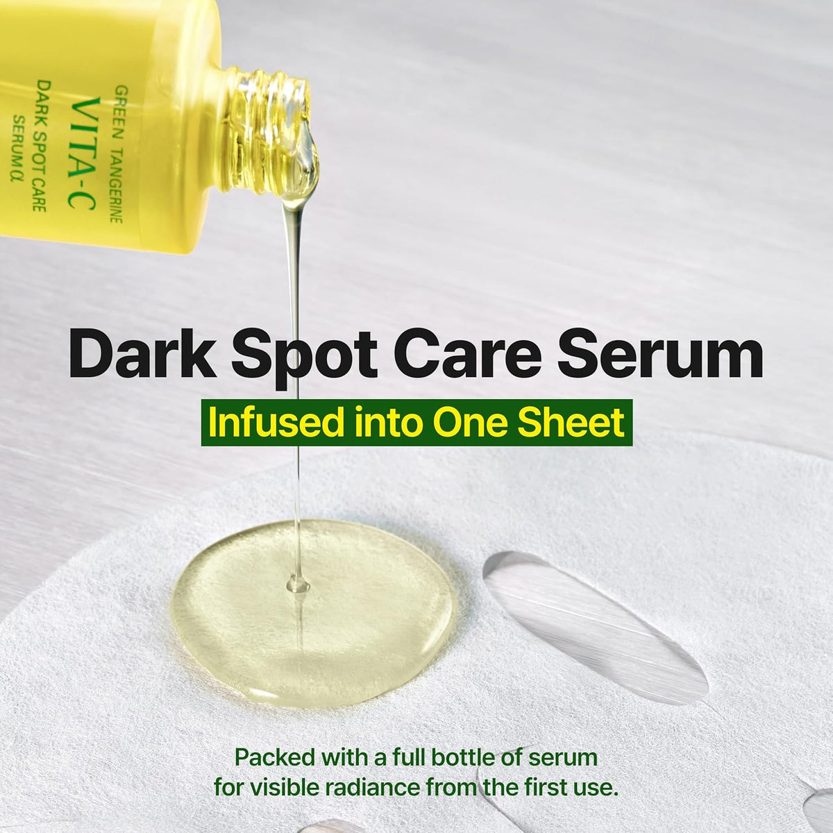 Goodal Green Tangerine Vita C Dark Spot Care Serum Mask Alpha Set 27g x 5 sheets
