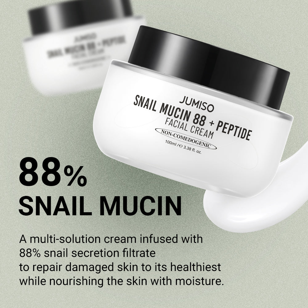JUMISO Snail Mucin 88 + Peptide Facial Cream 100ml
