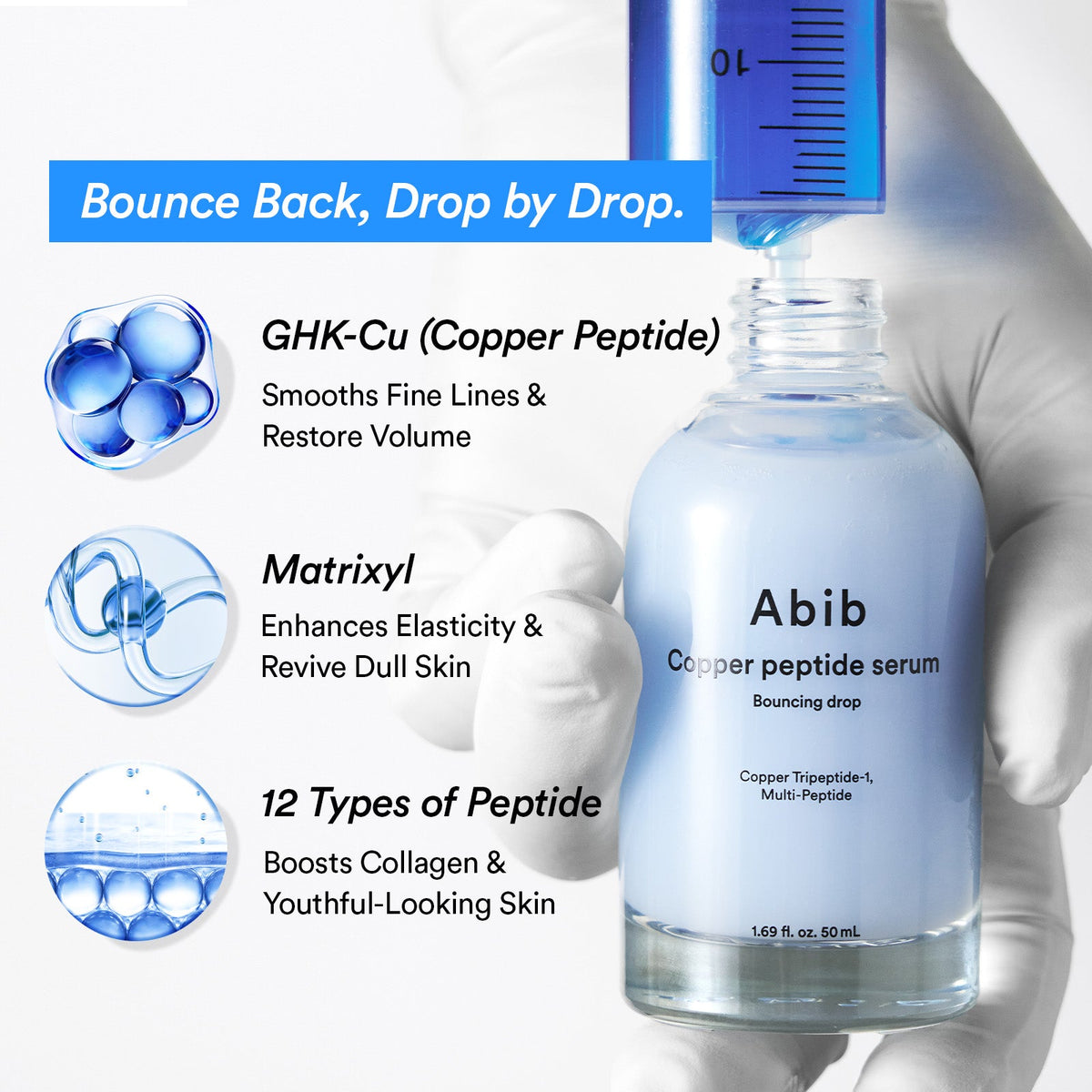 Abib Copper Peptide Serum Bouncing Drop 50ml