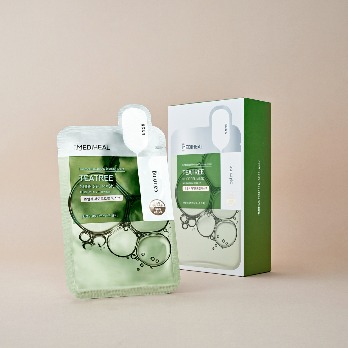 MEDIHEAL Teatree Nude Gel Mask Set 30ml x 10 sheets