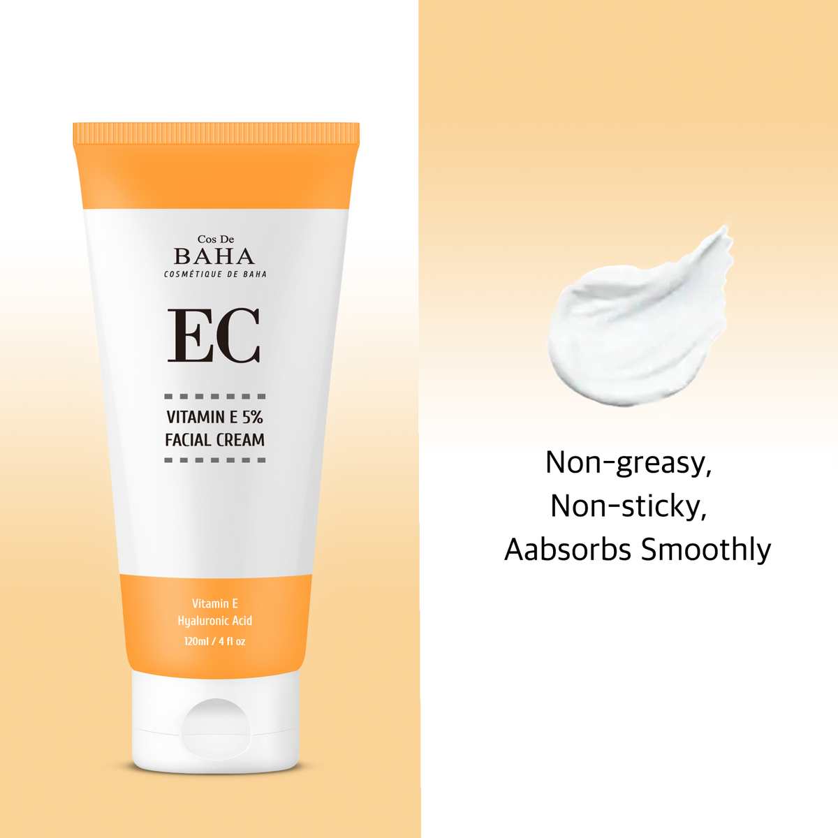 Cos De BAHA EC Vitamin E 5% Facial Cream 120ml