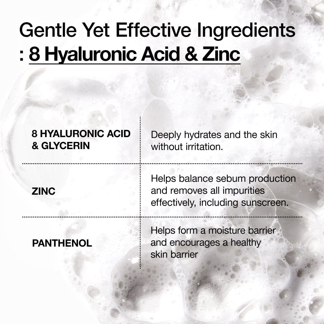 Anua 8 Hyaluronic Acid Hydrating Gentle Foaming Cleanser 150ml