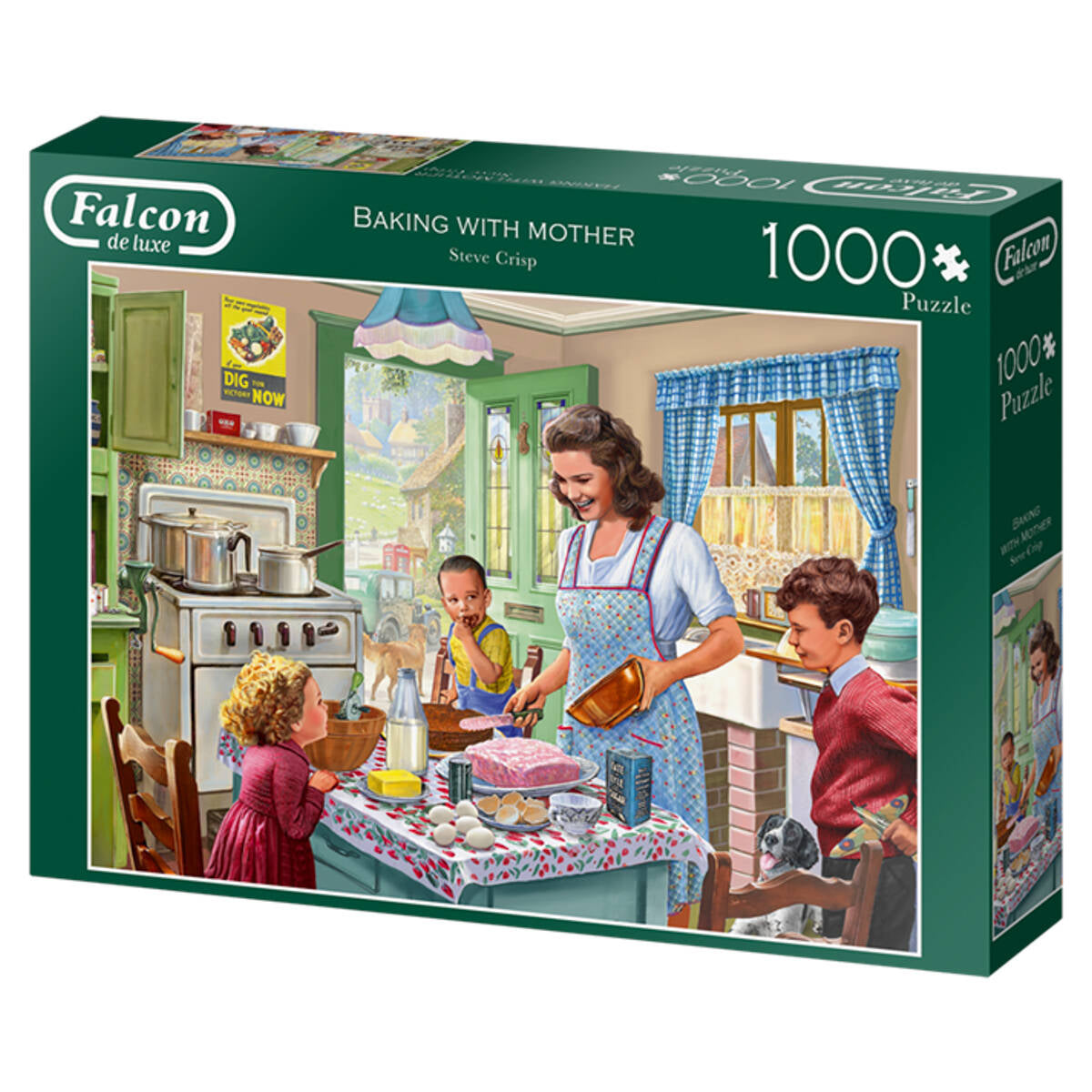 Falcon de luxe Baking With Mother Puzzle 1000 Piece