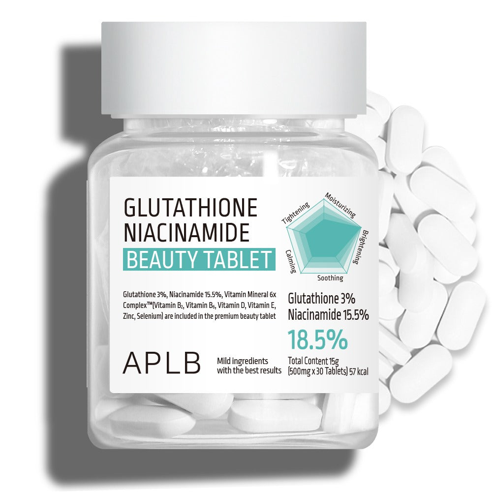 APLB Glutathione Niacinamide Beauty Tablet 500mg x 30 tablets