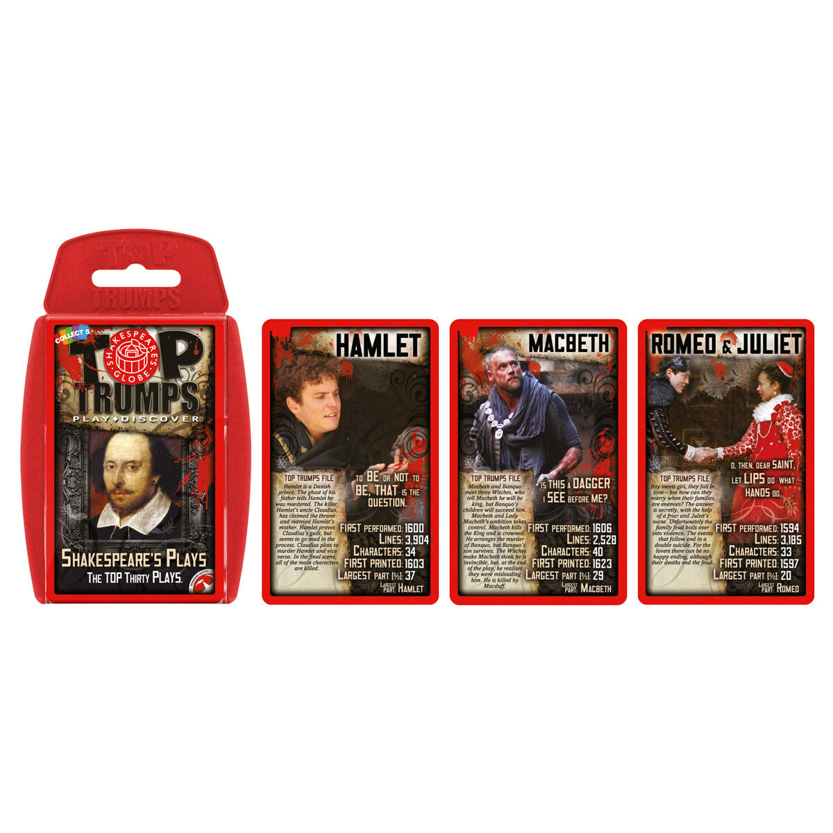 Top Trumps Shakespeare's Plays Card Game