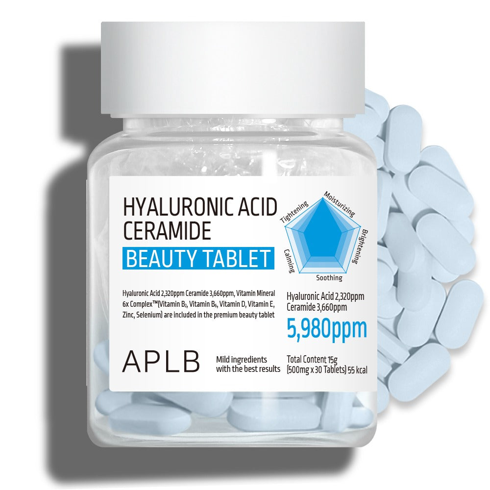 APLB Hyaluronic Acid Ceramide Beauty Tablet 500mg x 30 tablets