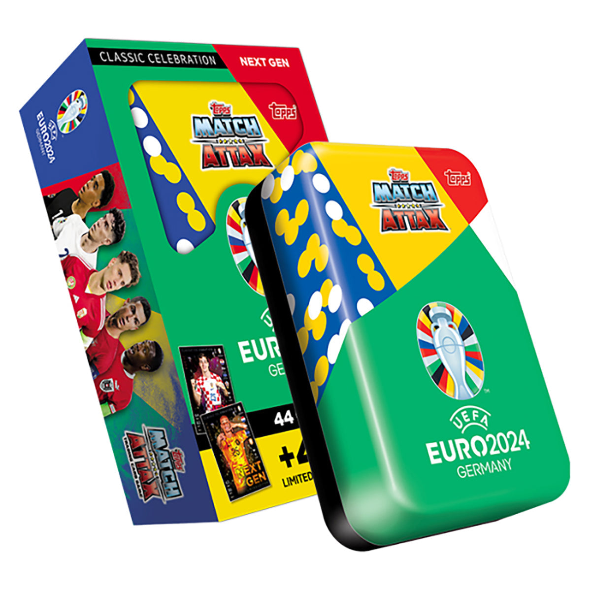 Topps Match Attax UEFA EURO 2024 Trading Cards Mega Tin 2: Next Gen 10 Pack