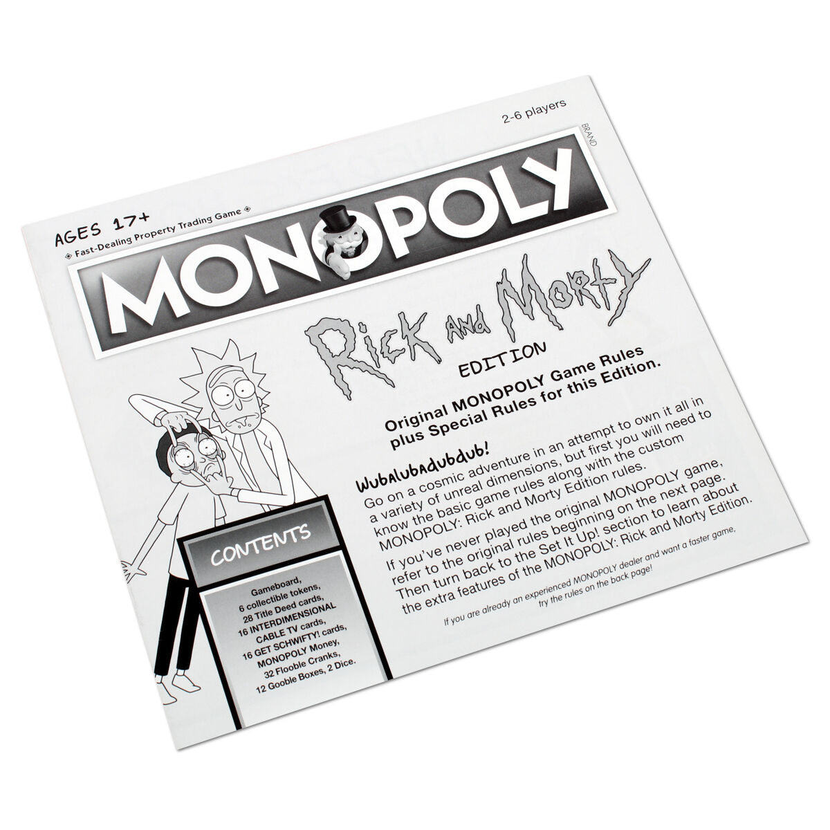 Monopoly Board Game Rick & Morty Edition