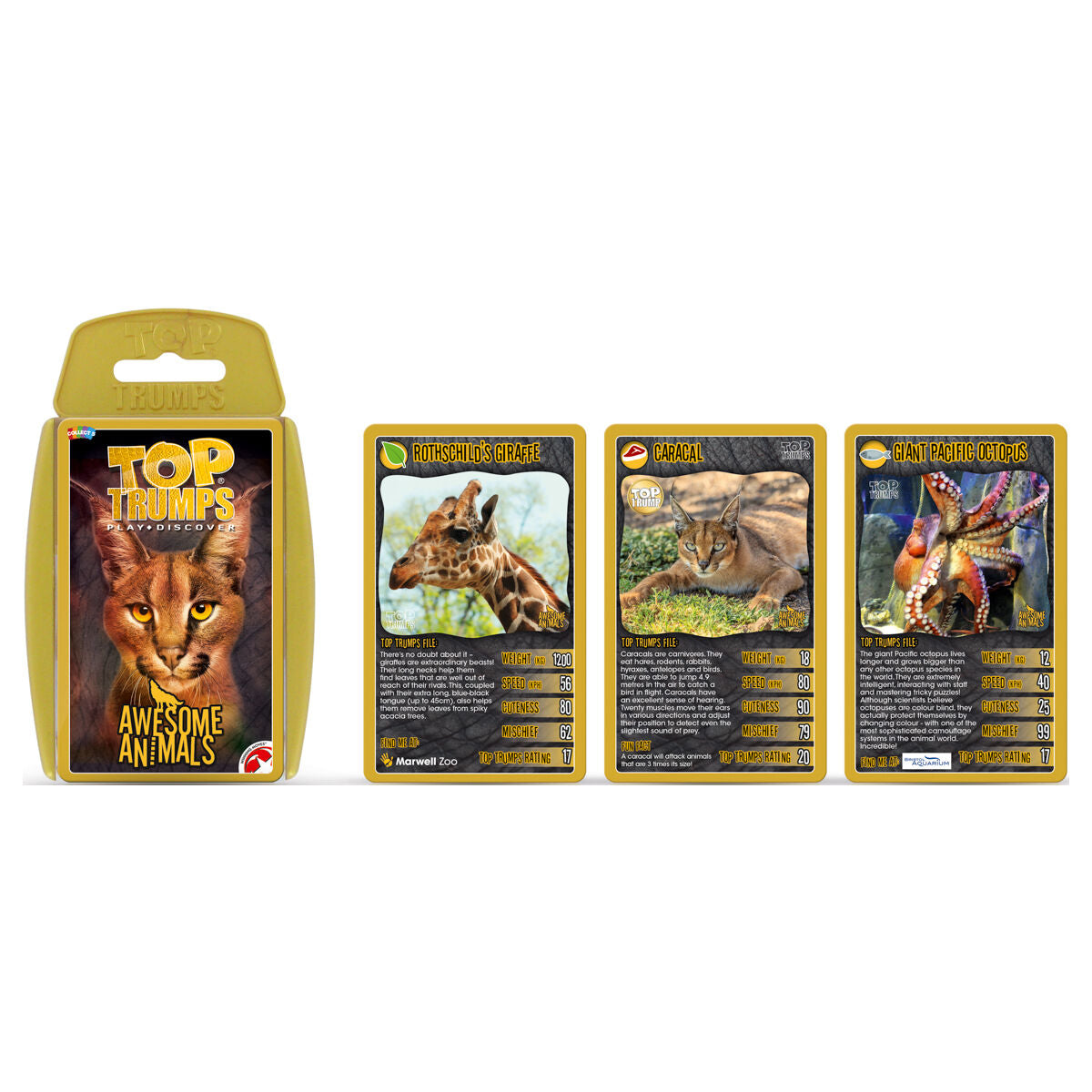 Top Trumps Awesome Animals Card Game