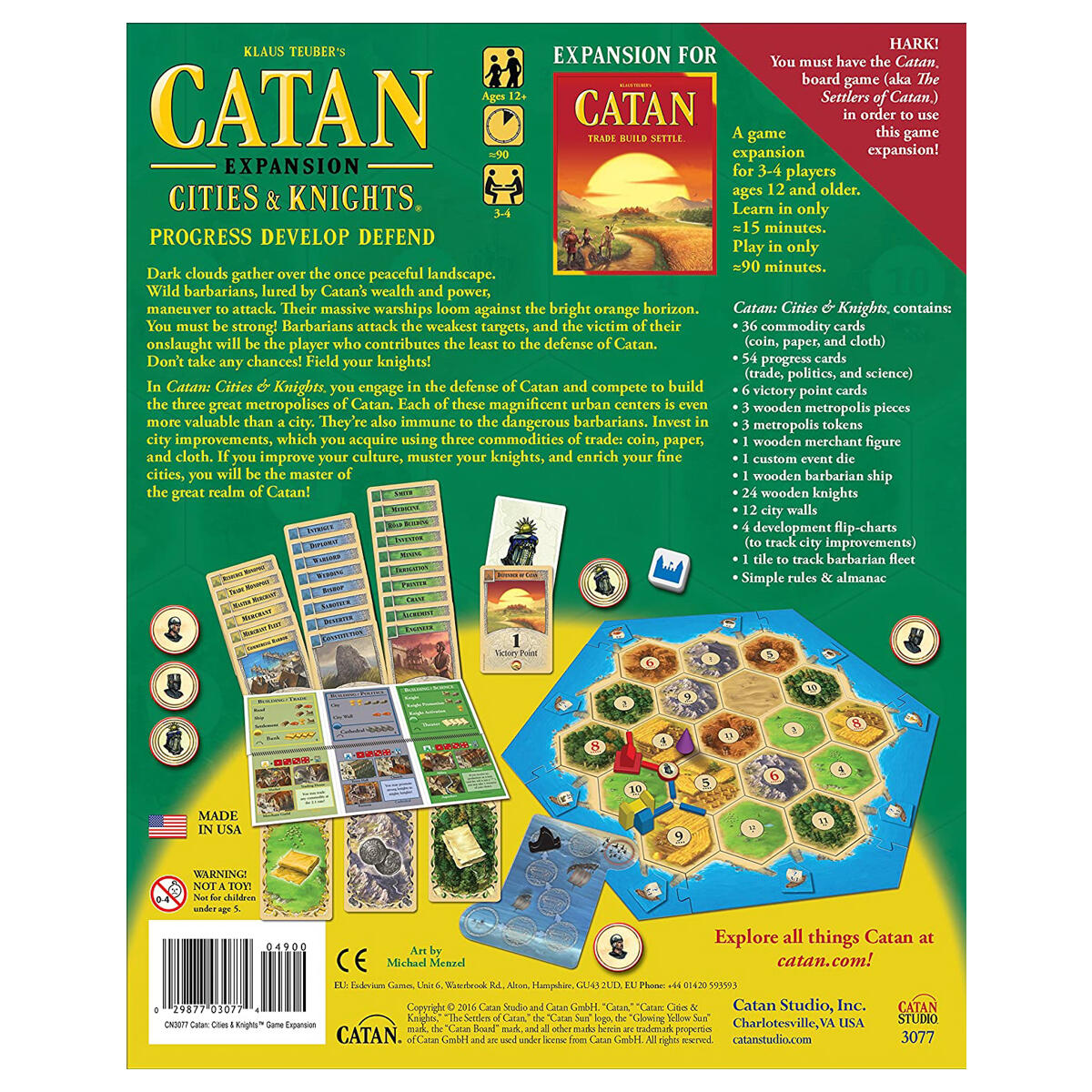 Asmodee Catan Cities & Knights Expansion Game