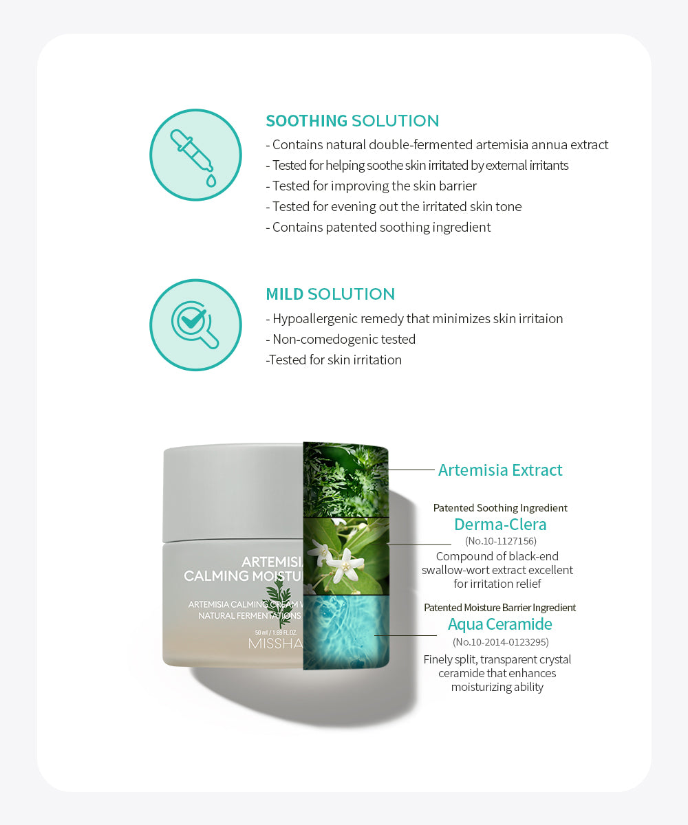 MISSHA Artemisia Calming Moisture Cream 50ml