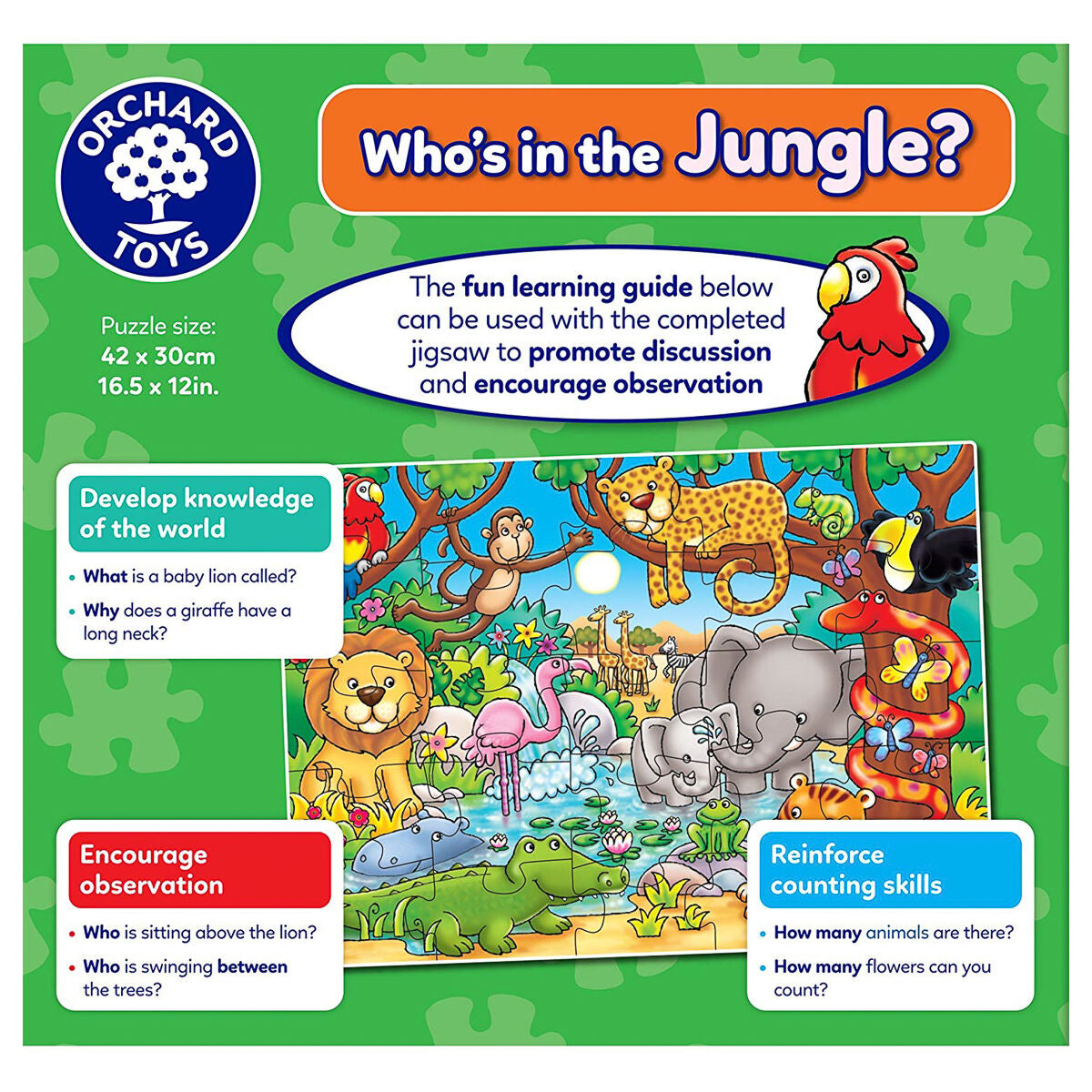 Orchard Toys Who's In The Jungle? Jigsaw Puzzle