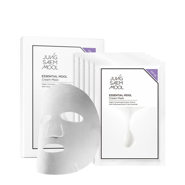 JUNG SAEM MOOL Essential Mool Cream Mask Set 28g x 5 sheets