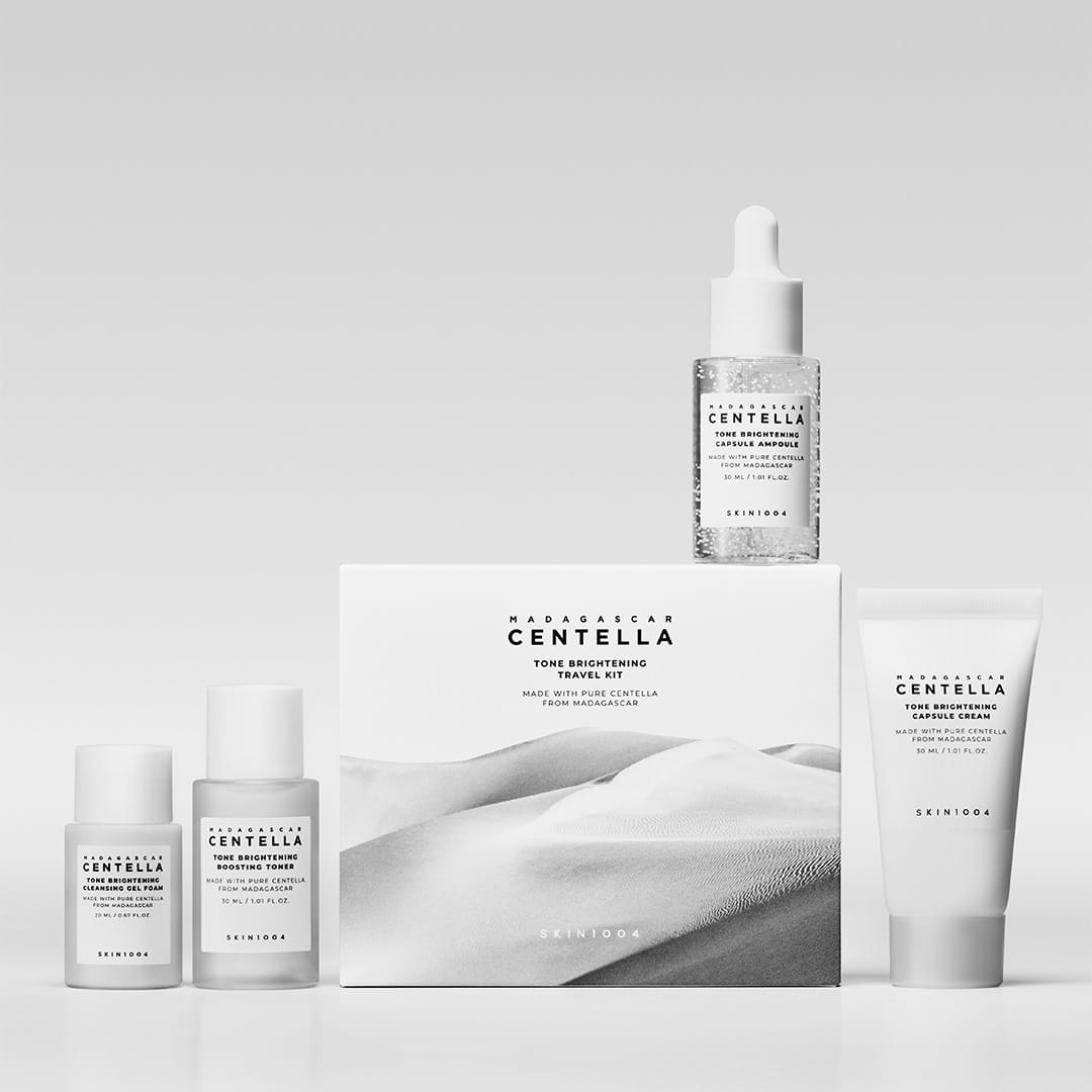 SKIN1004 Madagascar Centella Tone Brightening Travel Kit 4 pcs
