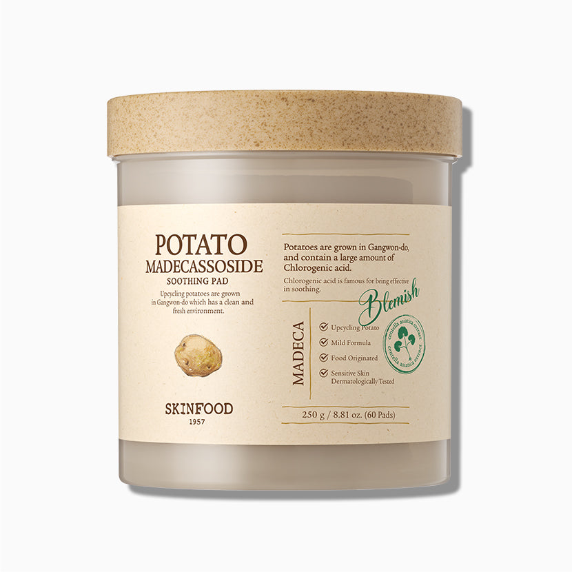SKINFOOD Potato Madecassoside Soothing Pad 60 patches