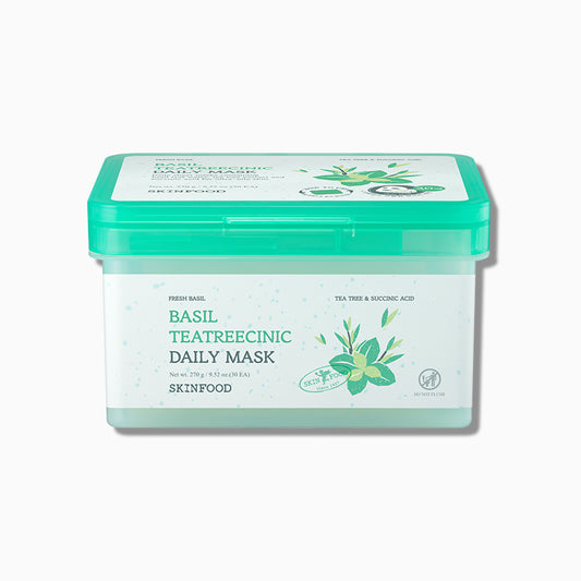SKINFOOD Basil Teatreecinic Daily Mask 30 pads