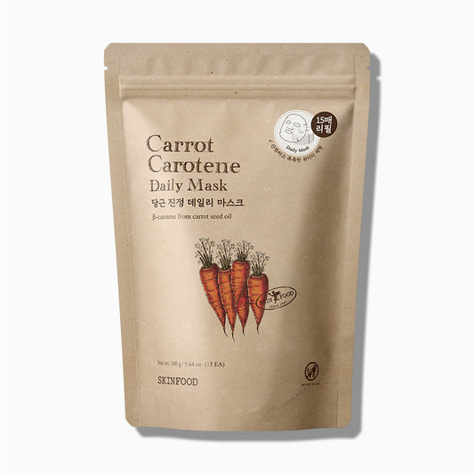 SKINFOOD Carrot Carotene Daily Mask Refill Only 15 sheets