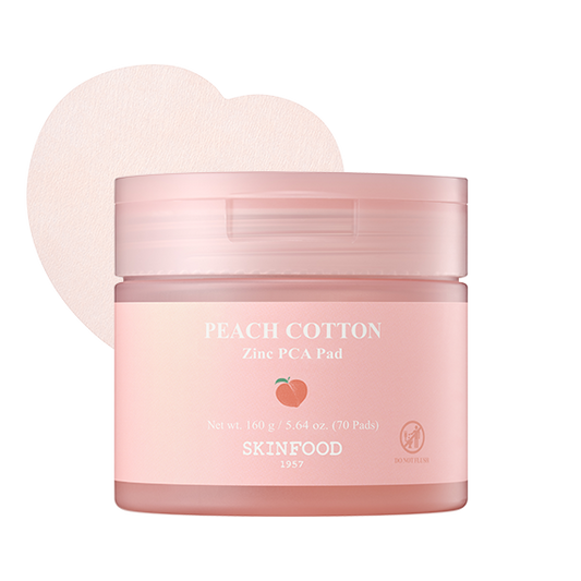 SKINFOOD Peach Cotton Zinc PCA Pad 70 pads
