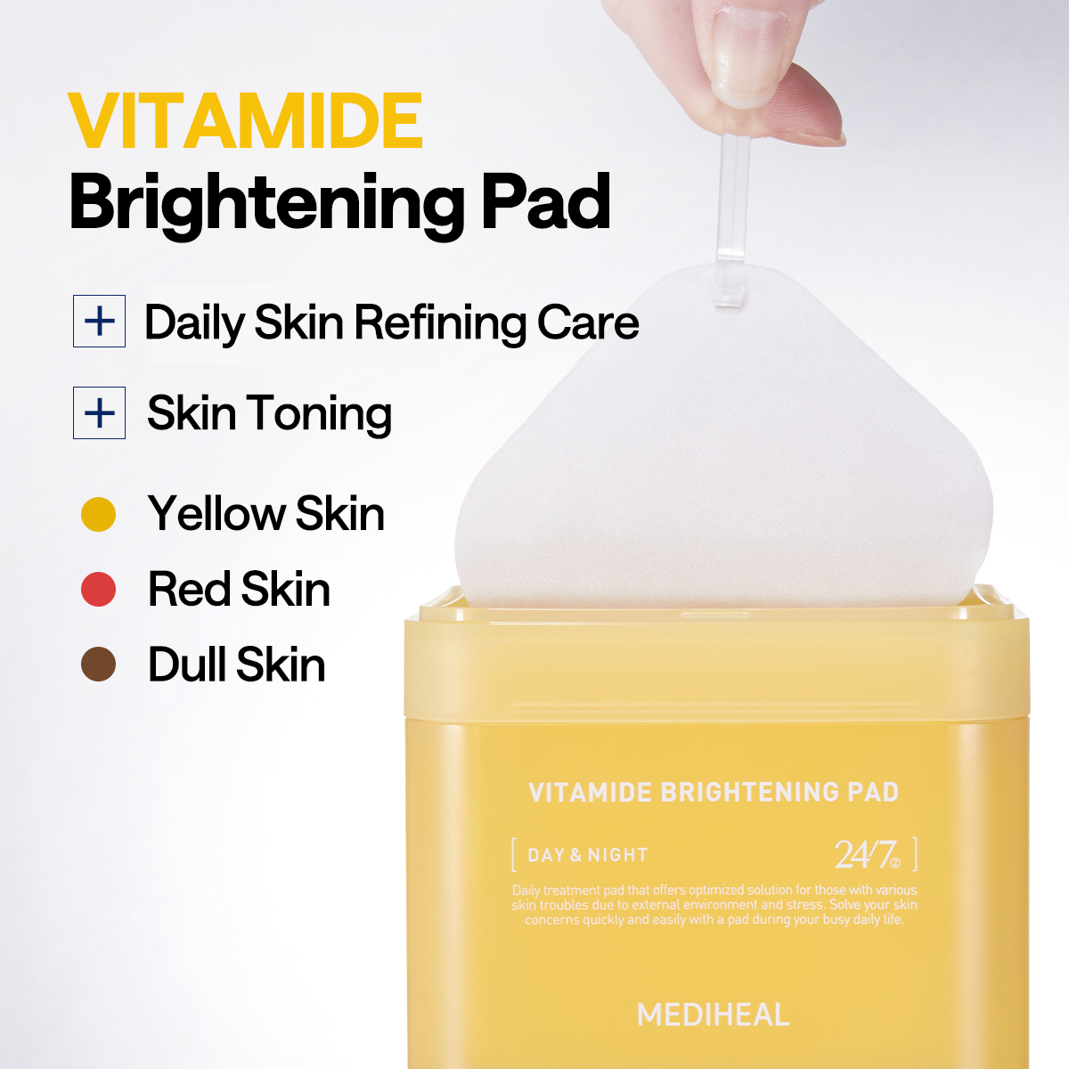 MEDIHEAL Vitamide Brightening Pad 100 pads