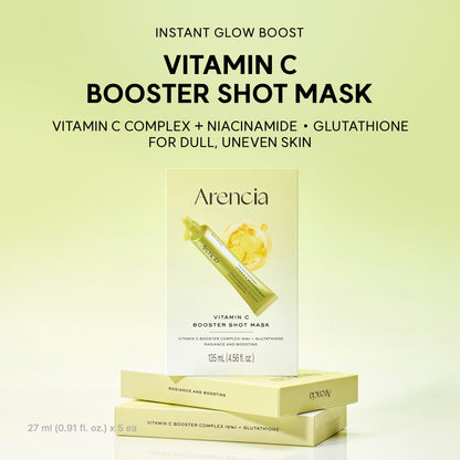 Arencia Vitamin C Booster Shot Mask 27ml x 1 sheet