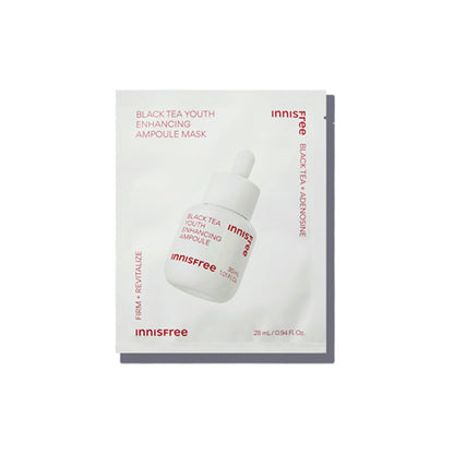innisfree Black Tea Youth Enhancing Ampoule Mask 28ml x 1 sheet