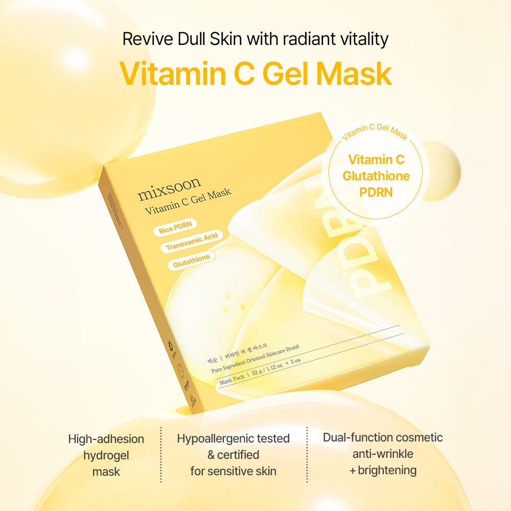 mixsoon Vitamin C Gel Mask Set 32g x 5 sheets