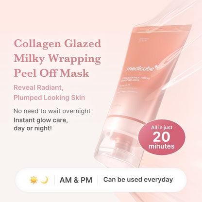 medicube Collagen Milk Toning Wrapping Mask 75ml