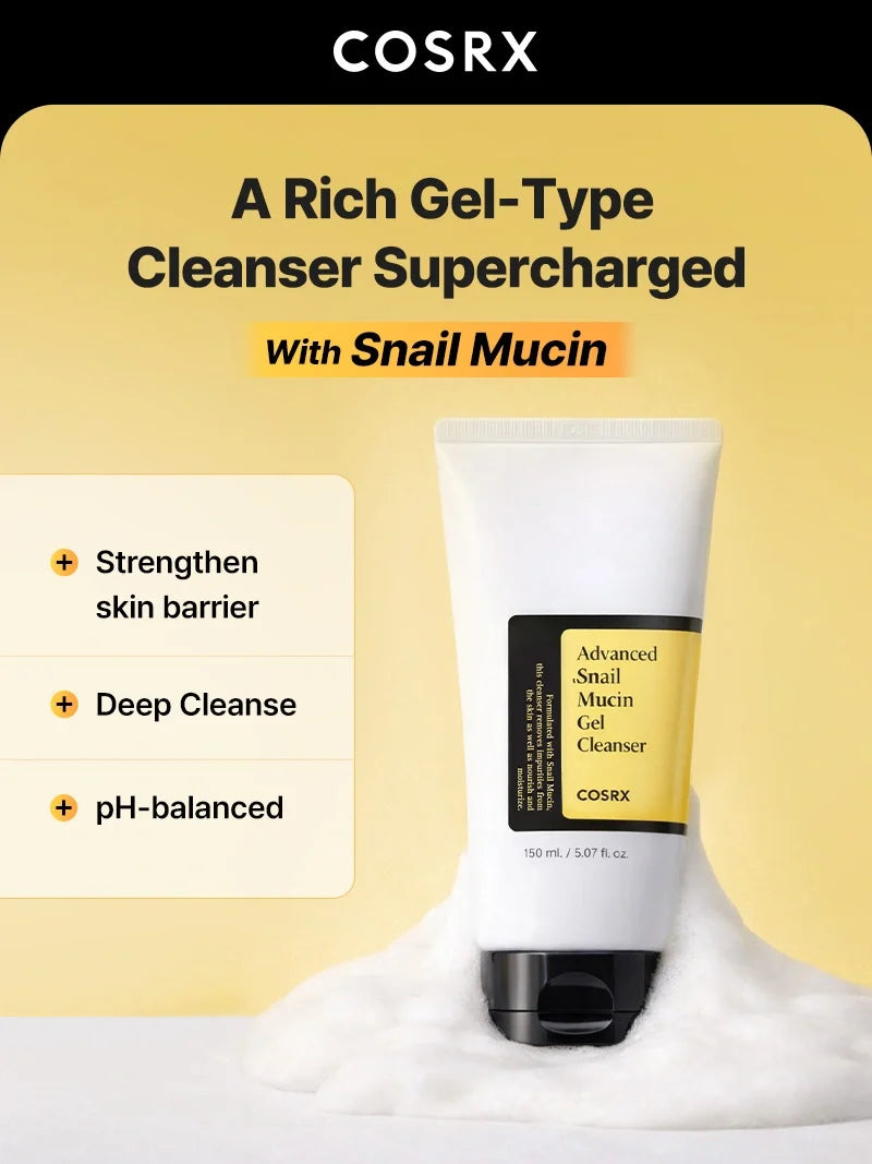 COSRX Advanced Snail Mucin Gel Cleanser Mini 50ml