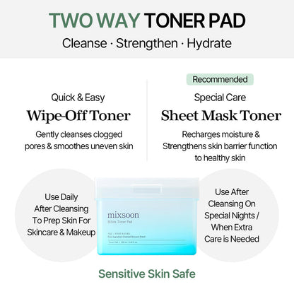 mixsoon Bifida Toner Pad 120 pads