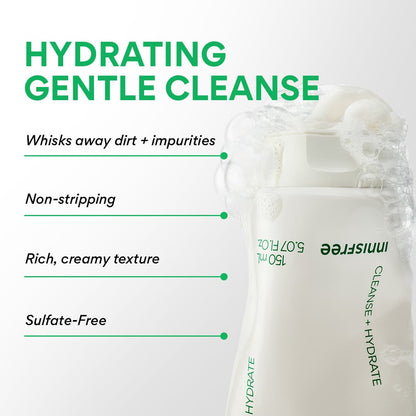 innisfree Green Tea Amino Hydrating Cleansing Foam Jumbo 250g