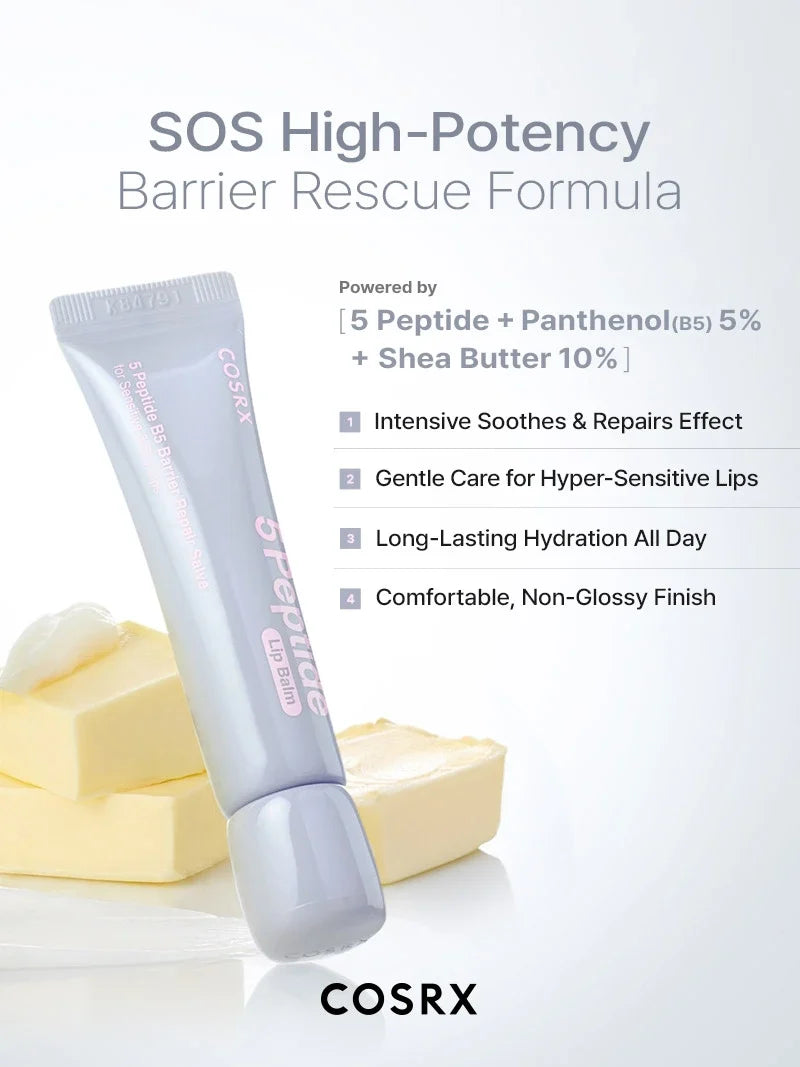 COSRX 5 Peptide B5 Barrier Repair Salve Lip Balm 12ml