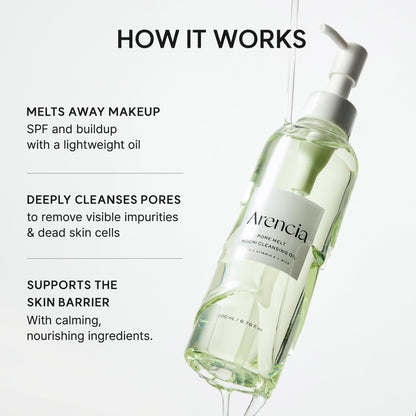 Arencia Pore Melt Mochi Cleansing Oil 200ml