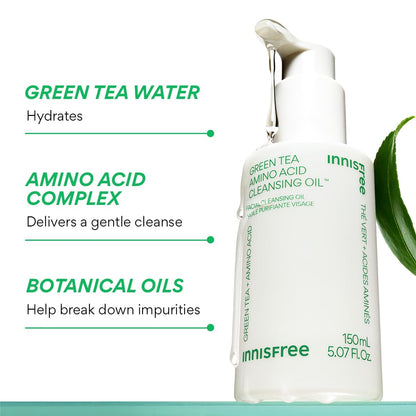 innisfree Green Tea Amino Hydrating Cleansing Oil 150ml